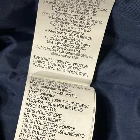 Roxy Women's Jetty Snow Jacket in Blue/Violet Labyrinth Pattern Size Medium - Picture 10 of 16